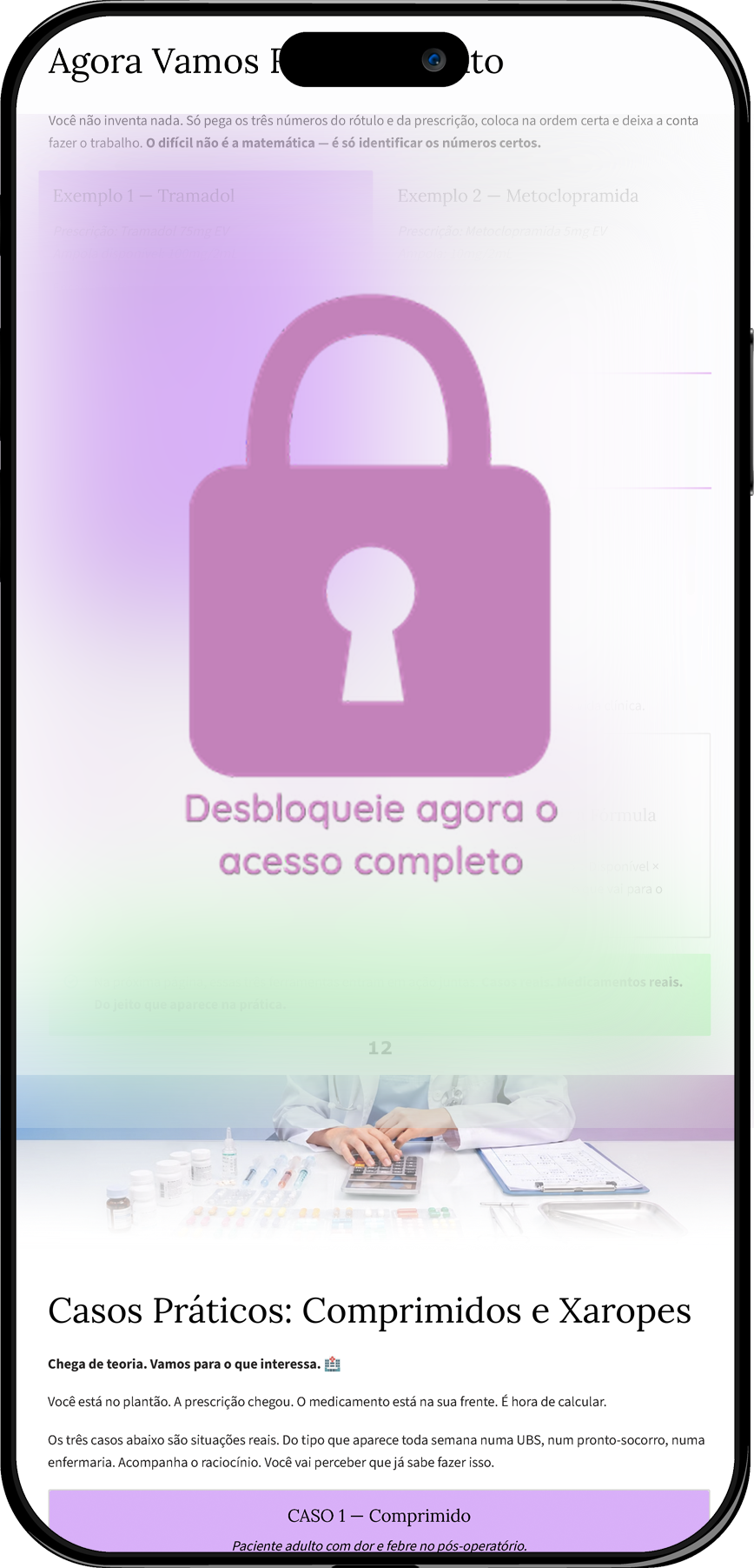 Preview do eBook no celular